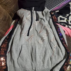 RARE VS PINK bling hoodie
